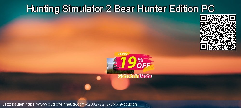 Hunting Simulator 2 Bear Hunter Edition PC uneingeschränkt Sale Aktionen Bildschirmfoto