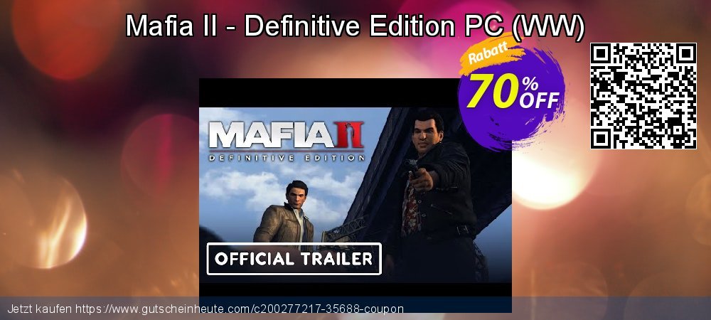 Mafia II - Definitive Edition PC - WW  großartig Promotionsangebot Bildschirmfoto