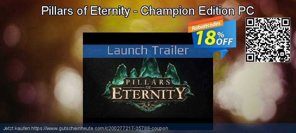 Pillars of Eternity - Champion Edition PC überraschend Preisnachlässe Bildschirmfoto
