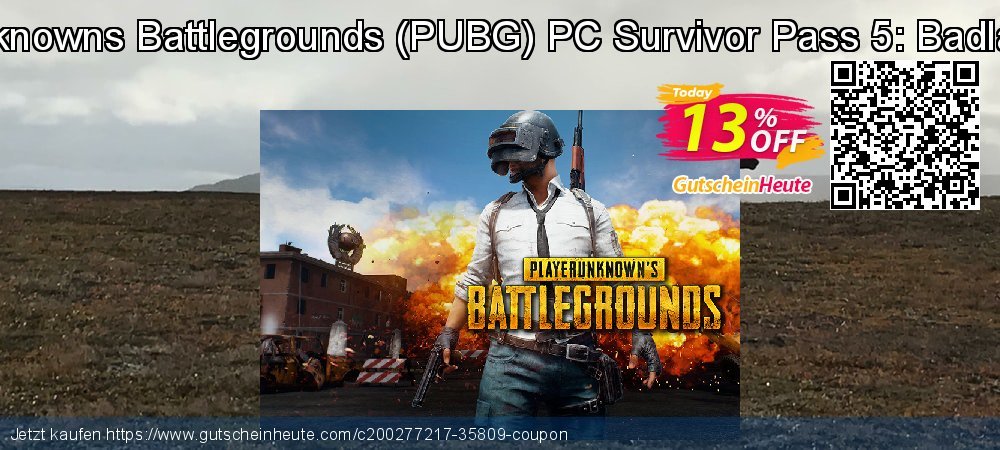 PlayerUnknowns Battlegrounds - PUBG PC Survivor Pass 5: Badlands DLC erstaunlich Diskont Bildschirmfoto