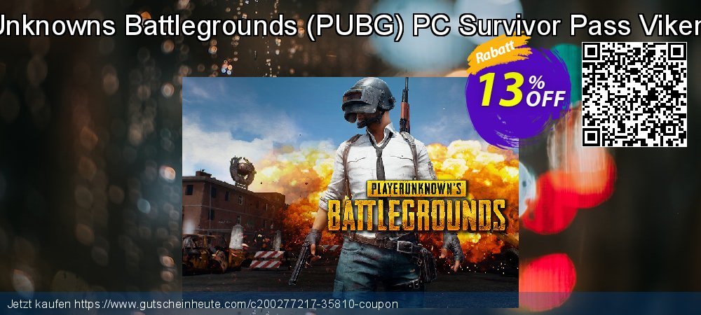 PlayerUnknowns Battlegrounds - PUBG PC Survivor Pass Vikendi DLC unglaublich Ermäßigung Bildschirmfoto