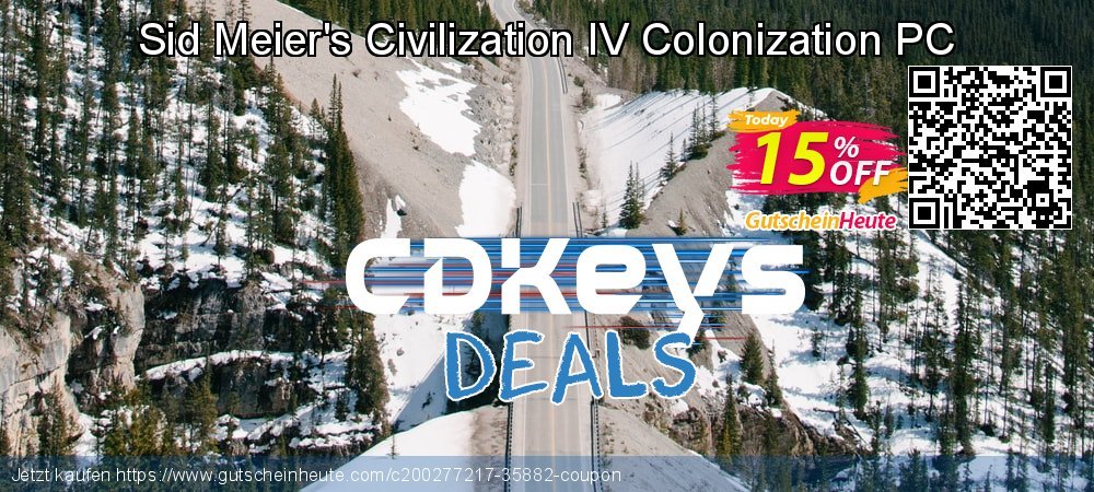 Sid Meier&#039;s Civilization IV Colonization PC formidable Außendienst-Promotions Bildschirmfoto