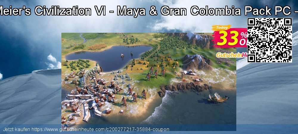 Sid Meier&#039;s Civilization VI - Maya & Gran Colombia Pack PC - DLC toll Preisnachlass Bildschirmfoto