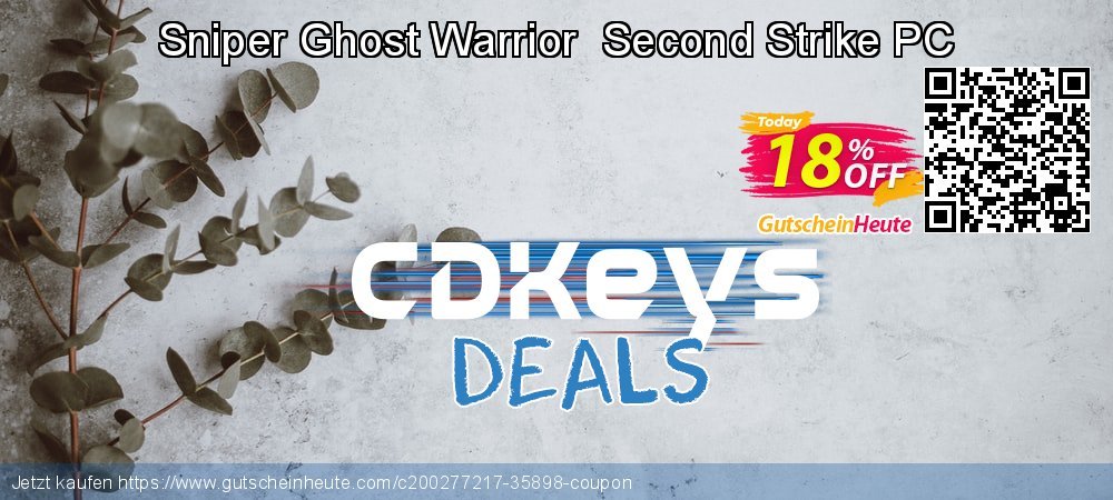 Sniper Ghost Warrior  Second Strike PC ausschließlich Ausverkauf Bildschirmfoto