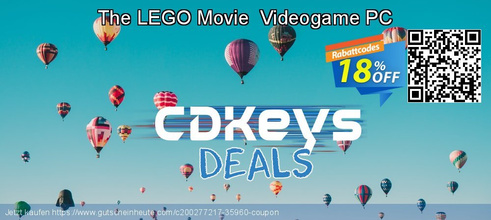 The LEGO Movie  Videogame PC ausschließlich Promotionsangebot Bildschirmfoto