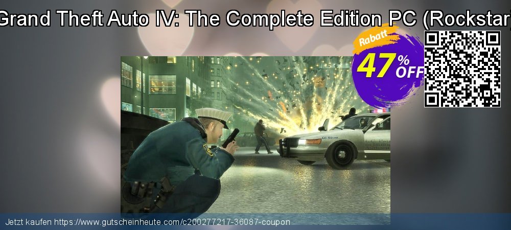 Grand Theft Auto IV: The Complete Edition PC - Rockstar  Sonderangebote Preisreduzierung Bildschirmfoto