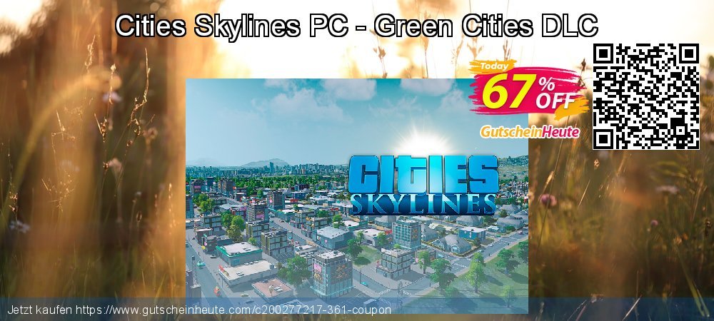 Cities Skylines PC - Green Cities DLC besten Nachlass Bildschirmfoto