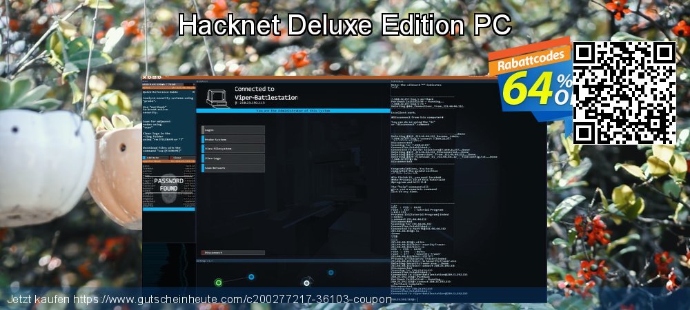 Hacknet Deluxe Edition PC beeindruckend Außendienst-Promotions Bildschirmfoto