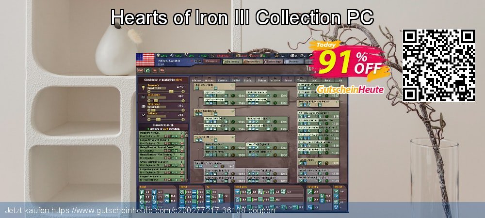 Hearts of Iron III Collection PC geniale Sale Aktionen Bildschirmfoto