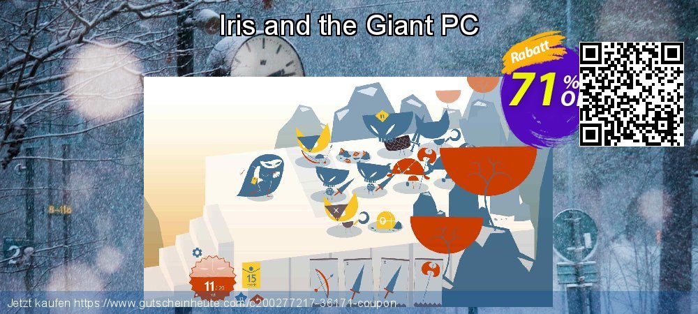 Iris and the Giant PC aufregende Außendienst-Promotions Bildschirmfoto