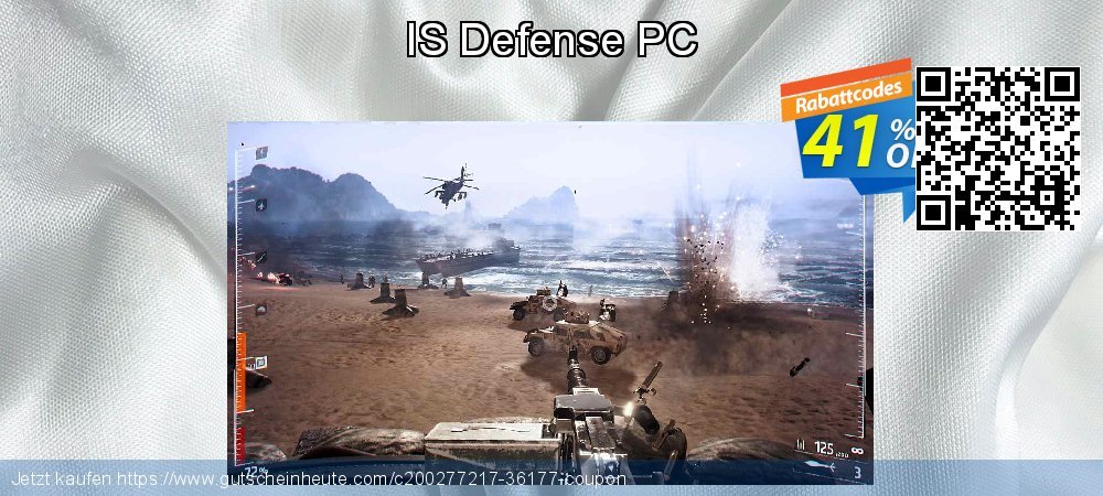 IS Defense PC ausschließlich Rabatt Bildschirmfoto