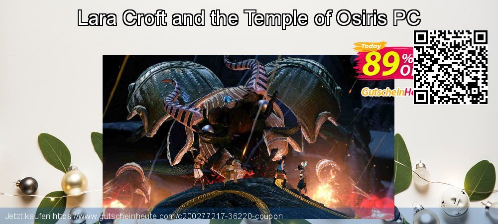 Lara Croft and the Temple of Osiris PC verblüffend Verkaufsförderung Bildschirmfoto