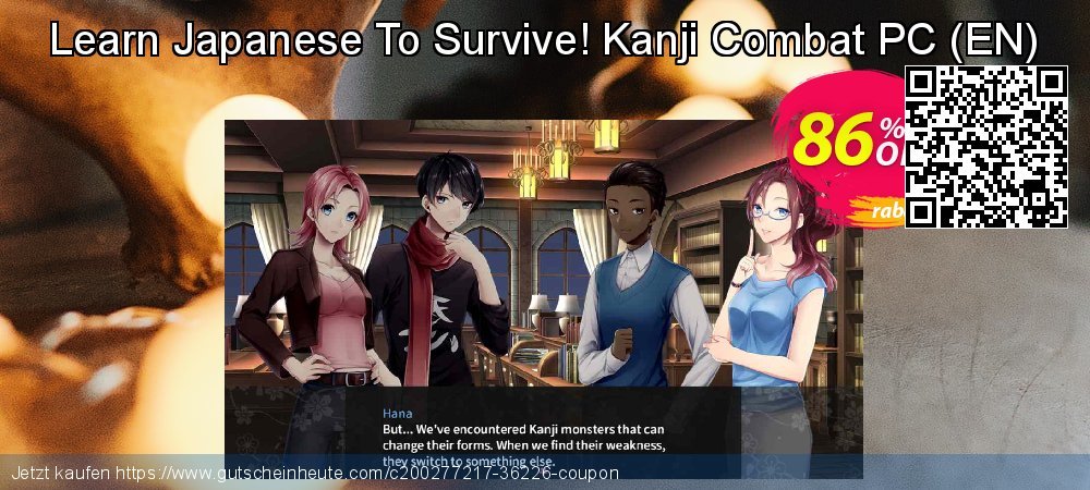 Learn Japanese To Survive! Kanji Combat PC - EN  Exzellent Beförderung Bildschirmfoto