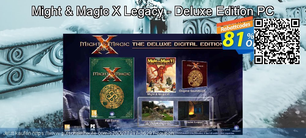 Might & Magic X Legacy - Deluxe Edition PC spitze Ermäßigungen Bildschirmfoto
