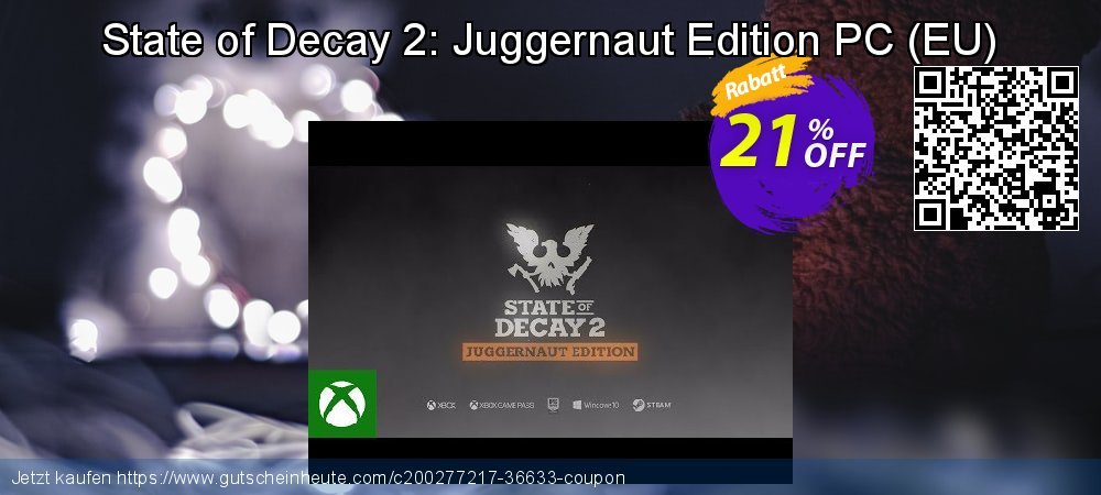 State of Decay 2: Juggernaut Edition PC - EU  umwerfende Förderung Bildschirmfoto
