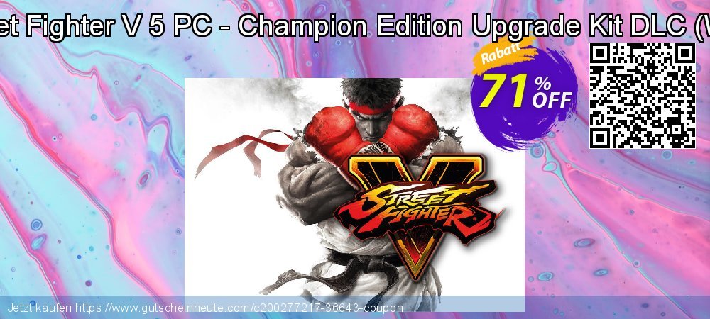 Street Fighter V 5 PC - Champion Edition Upgrade Kit DLC - WW  ausschließenden Ermäßigung Bildschirmfoto