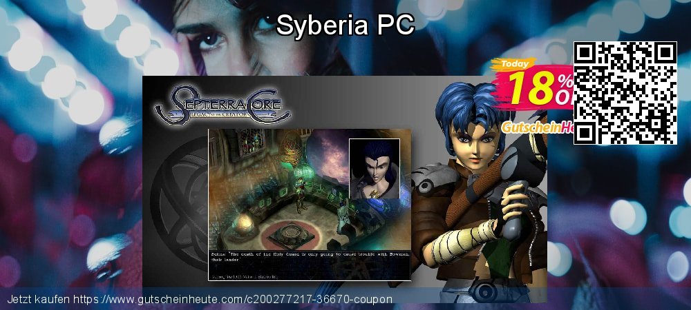 Syberia PC klasse Rabatt Bildschirmfoto