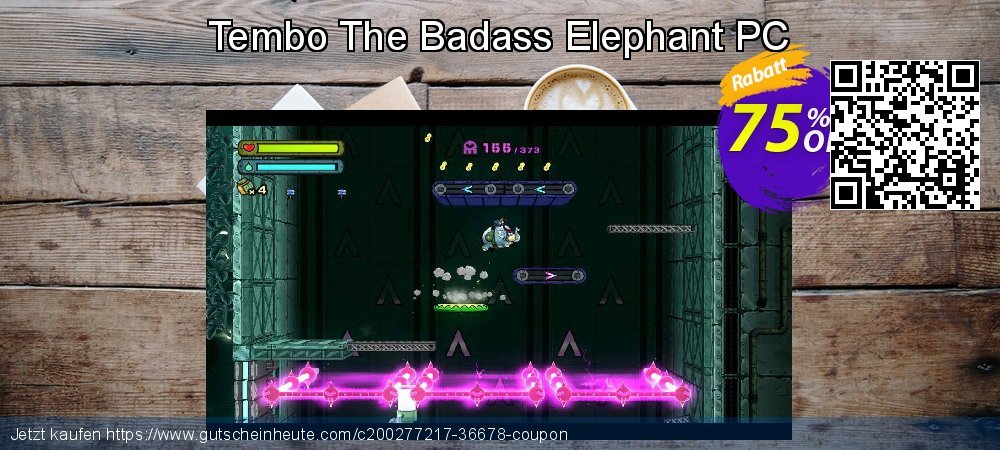 Tembo The Badass Elephant PC unglaublich Disagio Bildschirmfoto