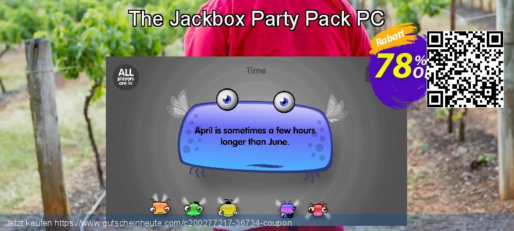 The Jackbox Party Pack PC uneingeschränkt Preisnachlass Bildschirmfoto