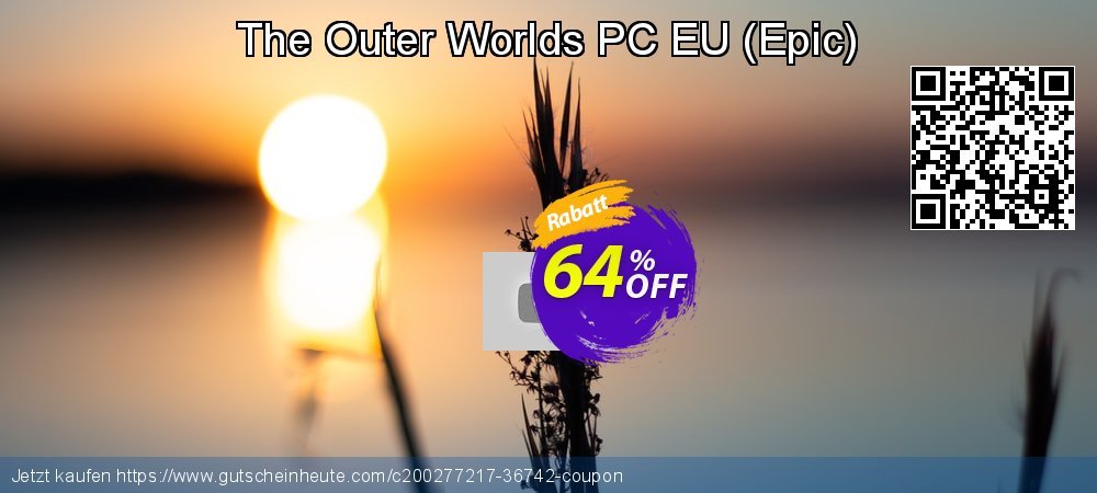 The Outer Worlds PC EU - Epic  großartig Promotionsangebot Bildschirmfoto