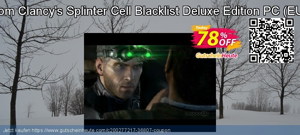 Tom Clancy&#039;s Splinter Cell Blacklist Deluxe Edition PC - EU  super Ermäßigungen Bildschirmfoto