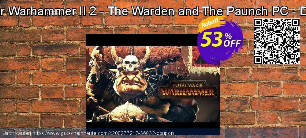 Total War Warhammer II 2 - The Warden and The Paunch PC - DLC - EU  erstaunlich Verkaufsförderung Bildschirmfoto