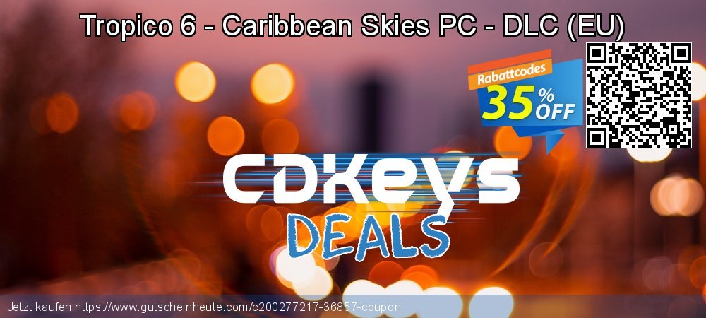 Tropico 6 - Caribbean Skies PC - DLC - EU  exklusiv Rabatt Bildschirmfoto