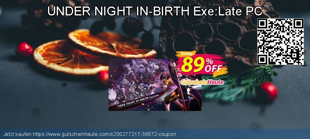 UNDER NIGHT IN-BIRTH Exe:Late PC wundervoll Beförderung Bildschirmfoto