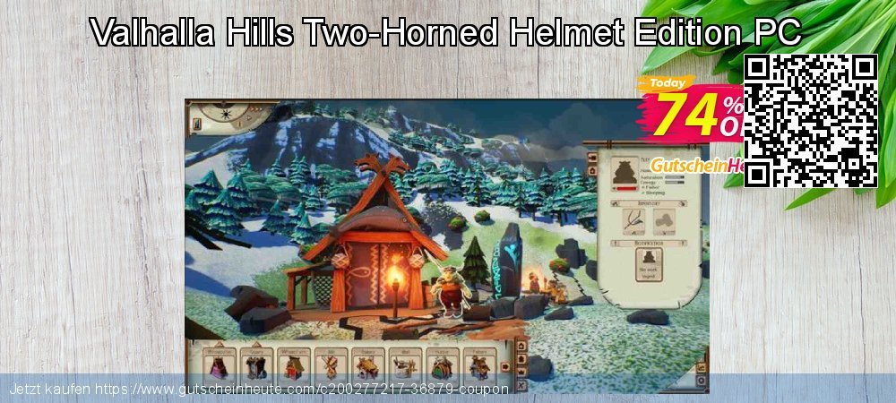 Valhalla Hills Two-Horned Helmet Edition PC faszinierende Nachlass Bildschirmfoto