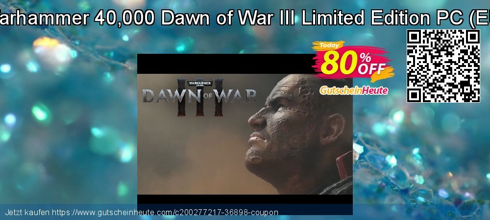 Warhammer 40,000 Dawn of War III Limited Edition PC - EU  wunderbar Ermäßigung Bildschirmfoto