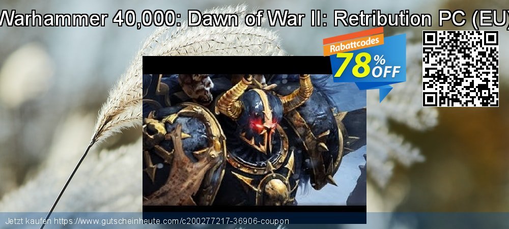 Warhammer 40,000: Dawn of War II: Retribution PC - EU  verwunderlich Beförderung Bildschirmfoto