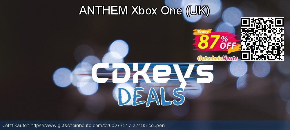 ANTHEM Xbox One - UK  verwunderlich Verkaufsförderung Bildschirmfoto