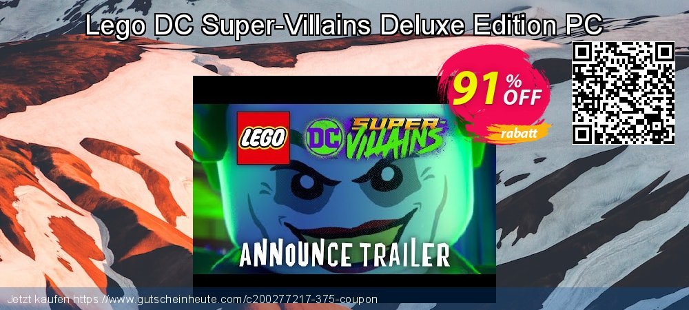Lego DC Super-Villains Deluxe Edition PC verwunderlich Preisnachlässe Bildschirmfoto