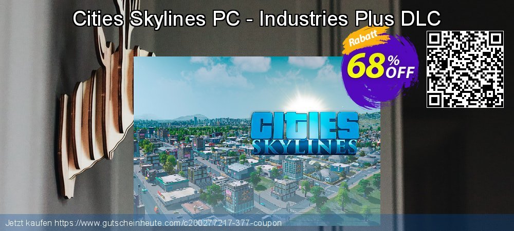 Cities Skylines PC - Industries Plus DLC Exzellent Promotionsangebot Bildschirmfoto