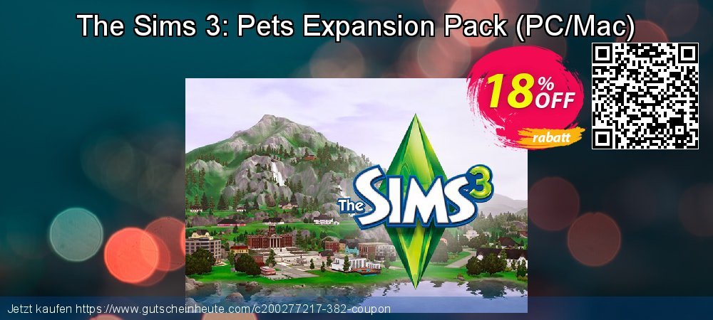 The Sims 3: Pets Expansion Pack - PC/Mac  umwerfenden Verkaufsförderung Bildschirmfoto