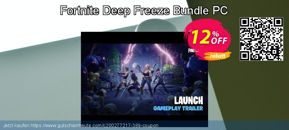 Fortnite Deep Freeze Bundle PC uneingeschränkt Sale Aktionen Bildschirmfoto