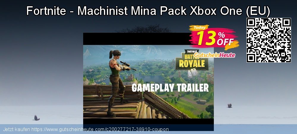 Fortnite - Machinist Mina Pack Xbox One - EU  unglaublich Preisnachlass Bildschirmfoto