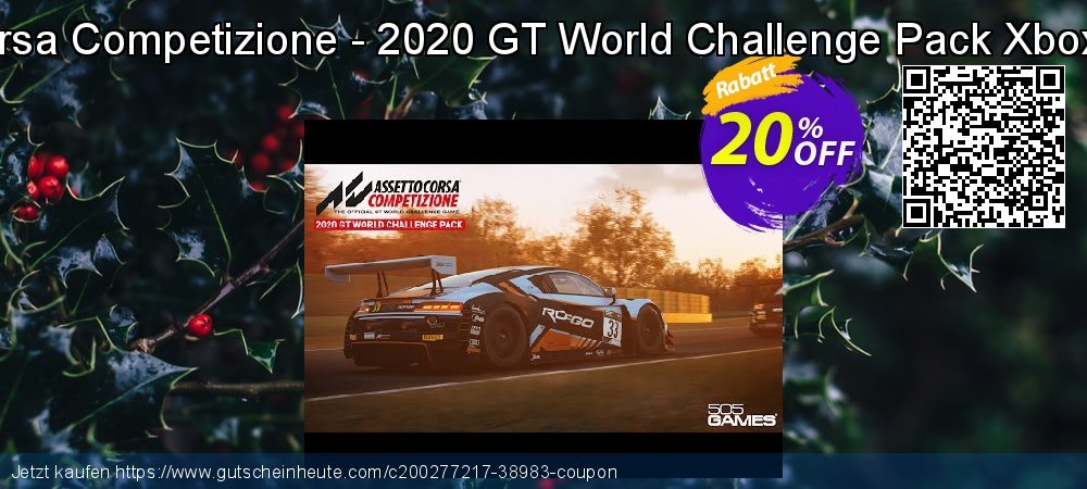 Assetto Corsa Competizione - 2020 GT World Challenge Pack Xbox One - UK  verwunderlich Ermäßigungen Bildschirmfoto
