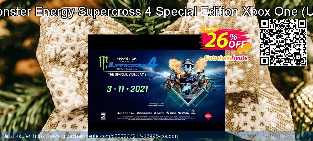 Monster Energy Supercross 4 Special Edition Xbox One - UK  klasse Preisnachlass Bildschirmfoto