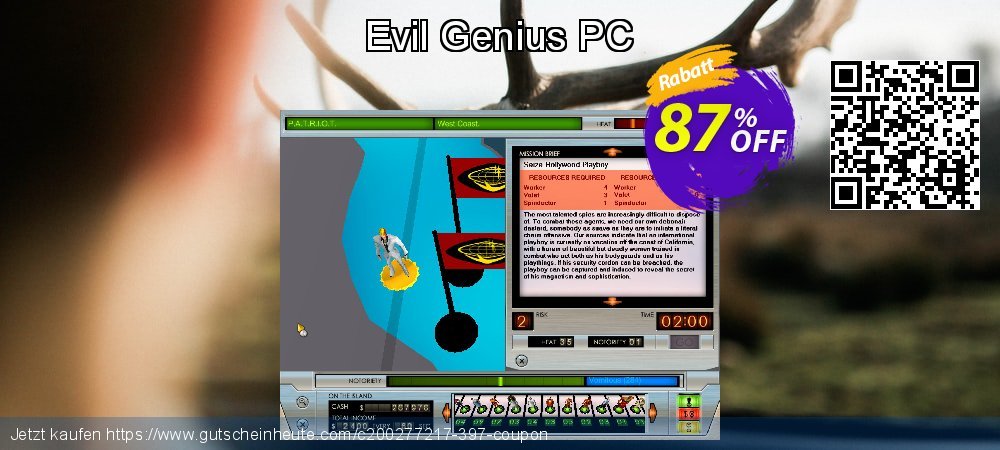 Evil Genius PC großartig Ermäßigung Bildschirmfoto