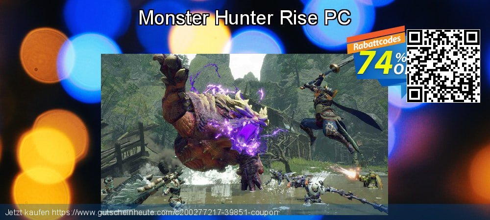 Monster Hunter Rise PC verwunderlich Preisnachlässe Bildschirmfoto