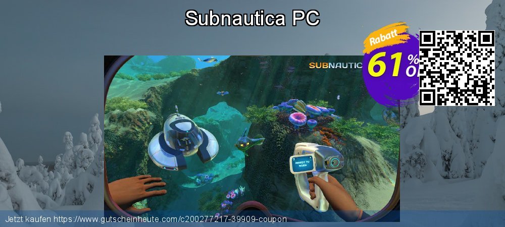 Subnautica PC verblüffend Verkaufsförderung Bildschirmfoto