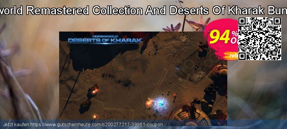 Homeworld Remastered Collection And Deserts Of Kharak Bundle PC besten Ausverkauf Bildschirmfoto