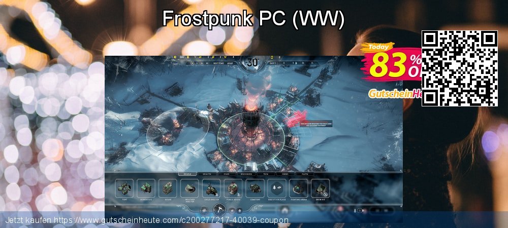Frostpunk PC - WW  Exzellent Angebote Bildschirmfoto