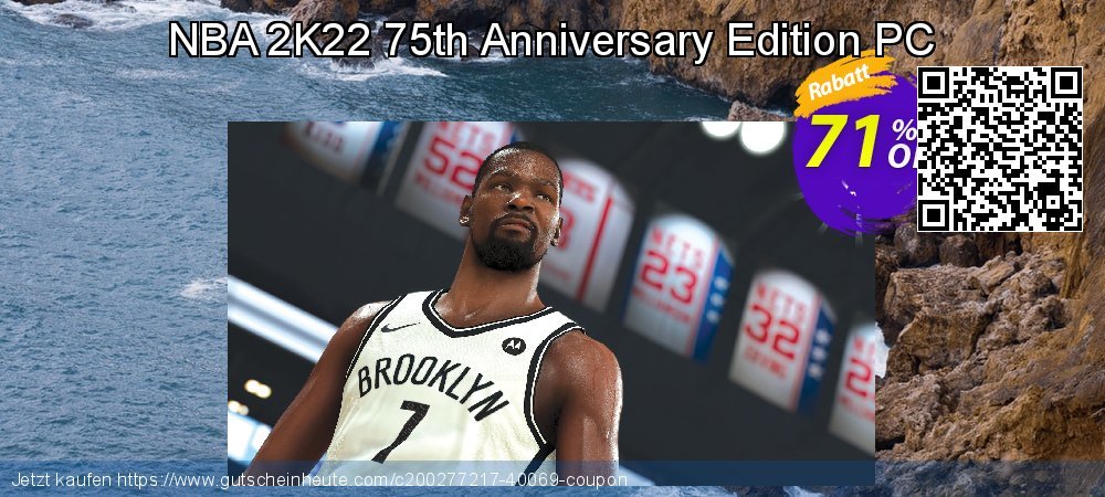 NBA 2K22 75th Anniversary Edition PC toll Sale Aktionen Bildschirmfoto