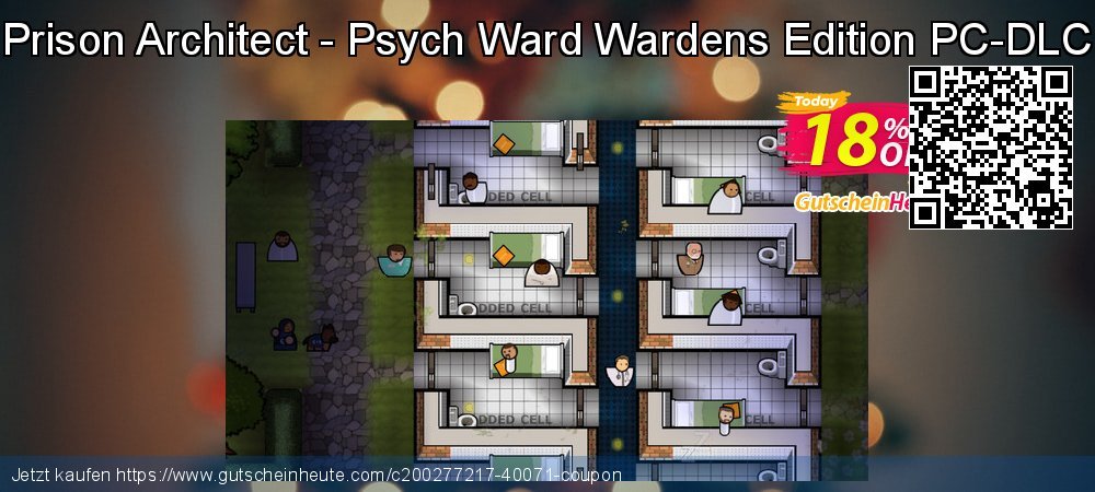Prison Architect - Psych Ward Wardens Edition PC-DLC beeindruckend Ermäßigungen Bildschirmfoto