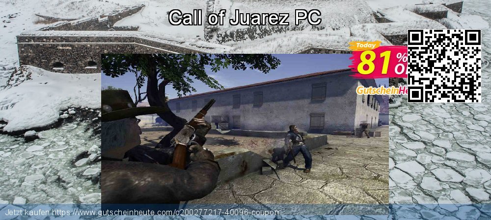 Call of Juarez PC wundervoll Verkaufsförderung Bildschirmfoto