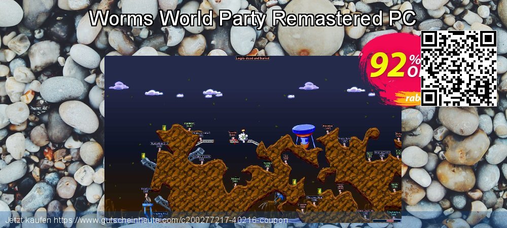Worms World Party Remastered PC atemberaubend Ausverkauf Bildschirmfoto