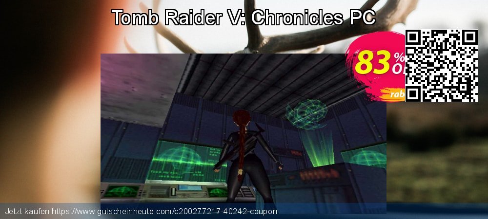 Tomb Raider V: Chronicles PC erstaunlich Preisnachlässe Bildschirmfoto