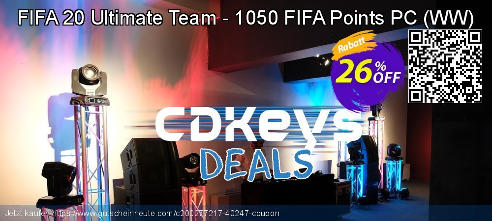 FIFA 20 Ultimate Team - 1050 FIFA Points PC - WW  atemberaubend Ermäßigung Bildschirmfoto